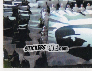 Sticker Bandiera Juventus - Juventus 2011-2012 n. 4 - Footprint