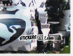 Sticker Bandiera Juventus - Juventus 2011-2012 n. 5 - Footprint