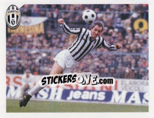 Sticker Roberto Bettega - Juventus 2011-2012 n. 10 - Footprint