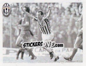 Sticker Brady esulta dopo il rigore a Catanzaro - Juventus 2011-2012 - Footprint