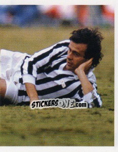 Sticker Michel Platini - Juventus 2011-2012 n. 32 - Footprint