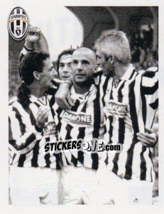 Sticker Baggio / Sousa / Vialli / Ravanelli - Juventus 2011-2012 n. 40 - Footprint