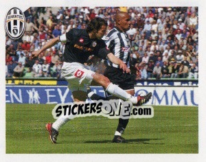 Sticker Il 2:0 di Del Piero a Udine - Juventus 2011-2012 - Footprint