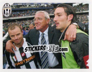 Sticker Lippi / Pessotto / Zambrotta - Juventus 2011-2012 n. 53 - Footprint