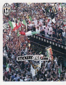 Figurina La Parata per il 28-e Scudetto - Juventus 2011-2012 - Footprint