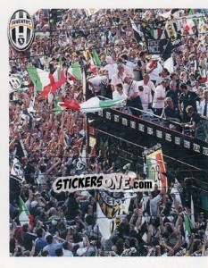 Sticker La Parata per il 28-e Scudetto - Juventus 2011-2012 n. 58 - Footprint