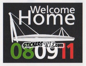 Sticker 08-09-11 Welcome Home - Juventus 2011-2012 n. 102 - Footprint