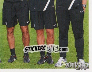 Figurina Staff Tecnico - Juventus 2011-2012 - Footprint