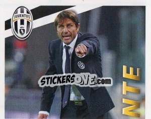 Sticker Conte in Azione - Juventus 2011-2012 - Footprint