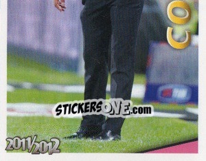 Sticker Conte in Azione - Juventus 2011-2012 - Footprint