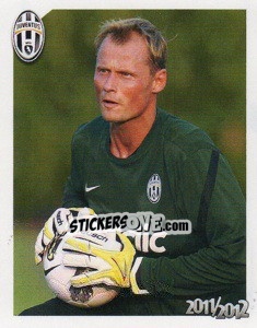Sticker Alexander Manninger - Juventus 2011-2012 n. 155 - Footprint