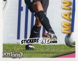 Sticker Manninger in Azione - Juventus 2011-2012 n. 157 - Footprint