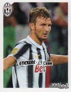 Sticker Marco Motta - Juventus 2011-2012 n. 165 - Footprint