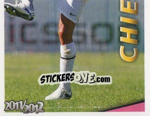 Sticker Chiellini in Azione - Juventus 2011-2012 n. 173 - Footprint