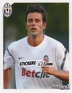 Sticker Fabio Grosso - Juventus 2011-2012 n. 175 - Footprint
