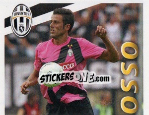 Sticker Grosso in Azione - Juventus 2011-2012 - Footprint