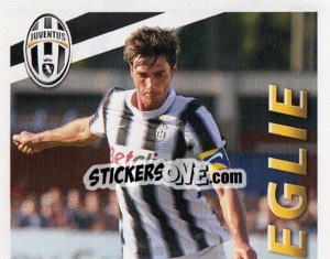 Cromo Di Ceglie in Azione - Juventus 2011-2012 n. 182 - Footprint