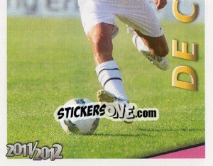 Sticker Di Ceglie in Azione - Juventus 2011-2012 - Footprint