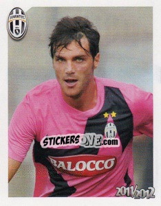 Sticker Paolo di Ceglie - Juventus 2011-2012 n. 184 - Footprint