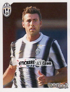 Sticker Andrea Barzagli - Juventus 2011-2012 n. 185 - Footprint