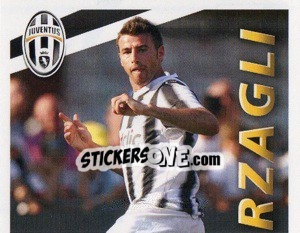 Sticker Barzagli in Azione - Juventus 2011-2012 n. 186 - Footprint