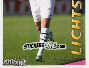 Sticker Lichtsteiner in Azione - Juventus 2011-2012 - Footprint