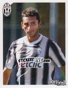 Cromo Michele Pazienza - Juventus 2011-2012 - Footprint