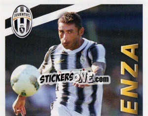 Figurina Pazienza in Azione - Juventus 2011-2012 - Footprint