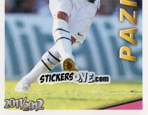 Sticker Pazienza in Azione - Juventus 2011-2012 - Footprint