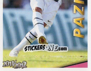 Sticker Pazienza in Azione - Juventus 2011-2012 n. 207 - Footprint