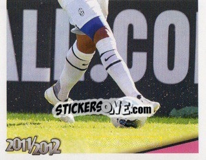 Sticker Pepe in Azione - Juventus 2011-2012 n. 213 - Footprint