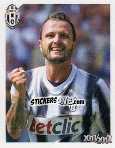 Sticker Simone Pepe - Juventus 2011-2012 n. 214 - Footprint