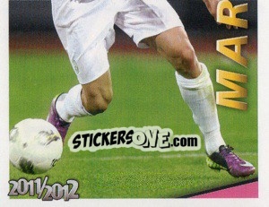 Sticker Marchisio in Azione - Juventus 2011-2012 n. 217 - Footprint