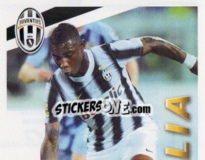 Cromo Eljero Elia in Azione - Juventus 2011-2012 n. 222 - Footprint