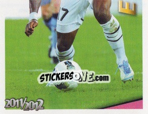 Sticker Eljero Elia in Azione - Juventus 2011-2012 - Footprint
