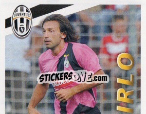 Sticker Pirlo in Azione - Juventus 2011-2012 - Footprint