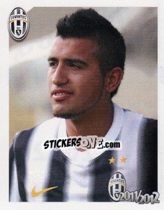 Sticker Arturo Vidal - Juventus 2011-2012 - Footprint
