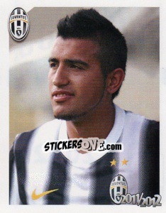 Sticker Arturo Vidal - Juventus 2011-2012 n. 234 - Footprint