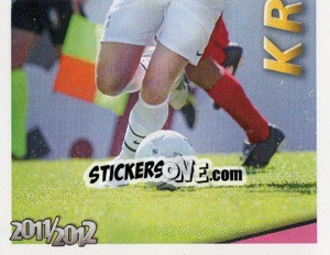 Sticker Krasic in Azione - Juventus 2011-2012 - Footprint