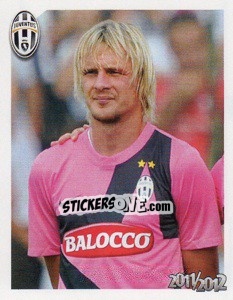 Sticker Miloš Krasic - Juventus 2011-2012 n. 244 - Footprint