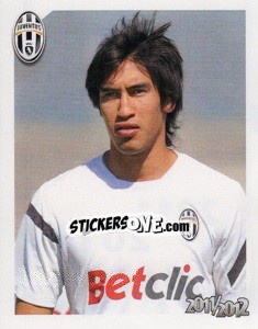 Cromo Marcelo Estigarribia - Juventus 2011-2012 - Footprint