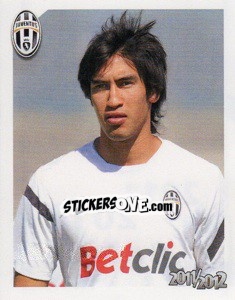 Sticker Marcelo Estigarribia - Juventus 2011-2012 n. 245 - Footprint