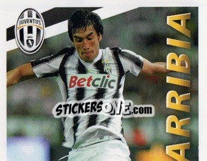 Sticker Estigarribia in Azione - Juventus 2011-2012 - Footprint