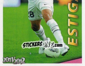 Sticker Estigarribia in Azione - Juventus 2011-2012 - Footprint