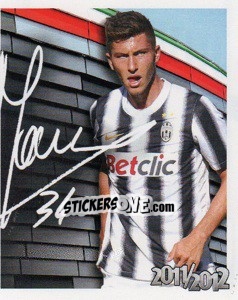 Cromo 34 - Luca Marrone Autografo - Juventus 2011-2012 - Footprint