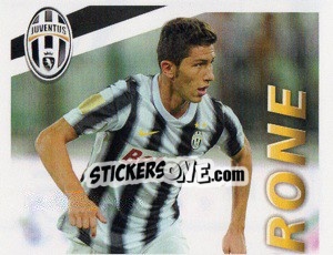 Cromo Marrone in Azione - Juventus 2011-2012 - Footprint