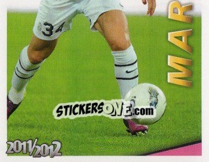 Sticker Marrone in Azione - Juventus 2011-2012 - Footprint