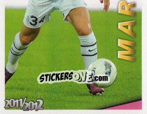 Sticker Marrone in Azione - Juventus 2011-2012 n. 253 - Footprint
