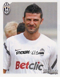 Sticker Vincenzo Iaquinta - Juventus 2011-2012 - Footprint