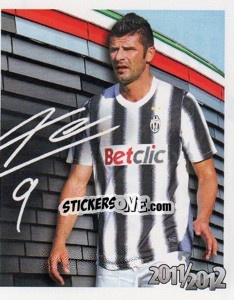 Figurina 9 - Vincenzo Iaquinta Autografo